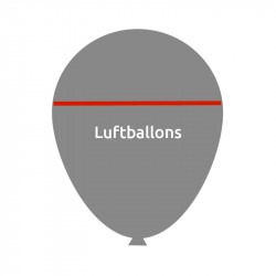 Luftballons 1/1-farbig