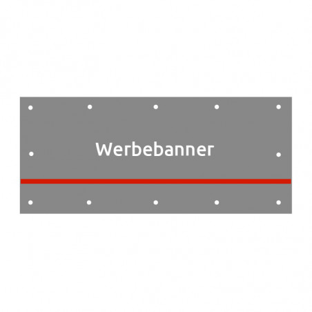 100x50cm Mesh Werbebanner