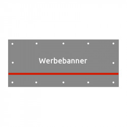 300x50cm Mesh Werbebanner