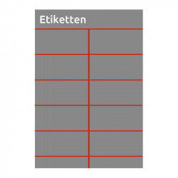 Etiketten 38 x 21,2 mm