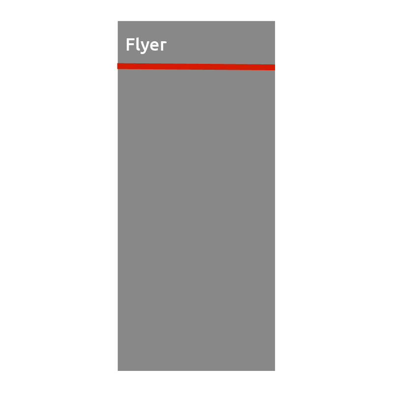 Flyer A5, 135g, 4/0-farbig