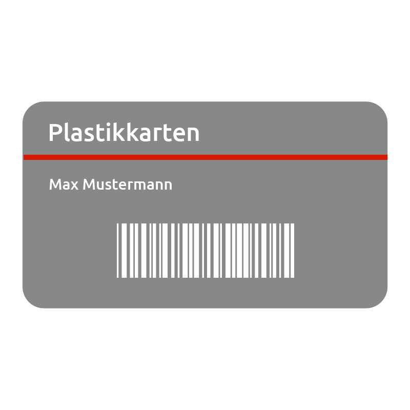 Plastikkarten Personalisierung & Barcode