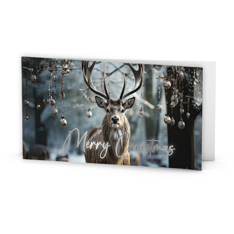 KI-Hirsch Weihnachtskarte