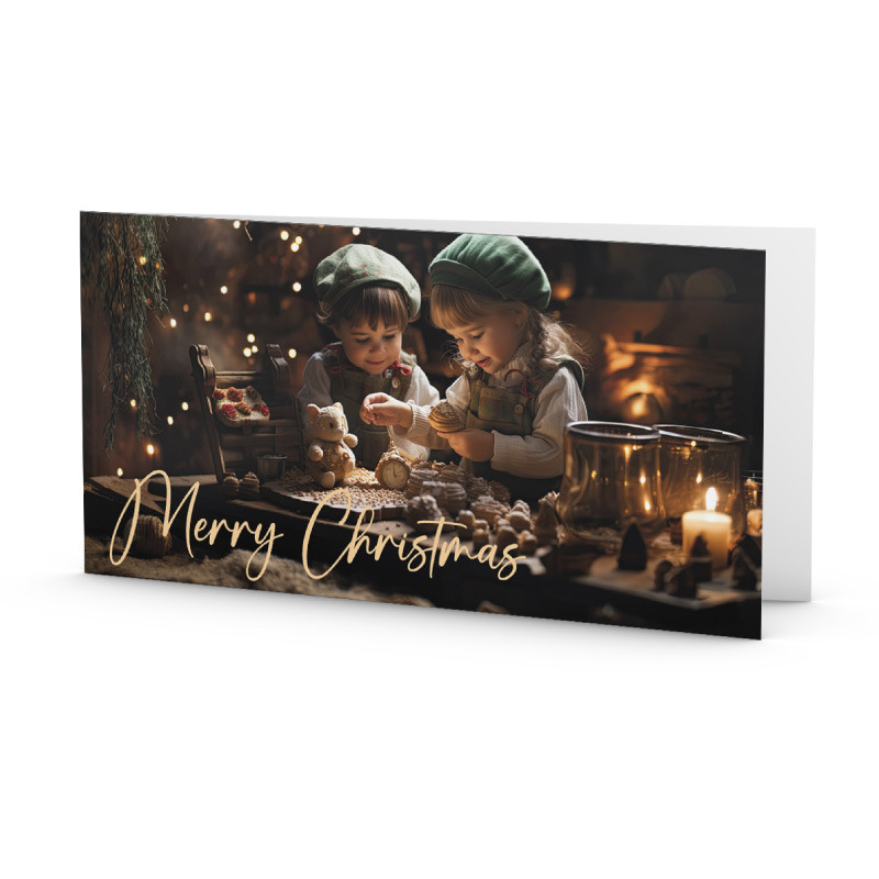 KI-Kinder Weihnachtskarte