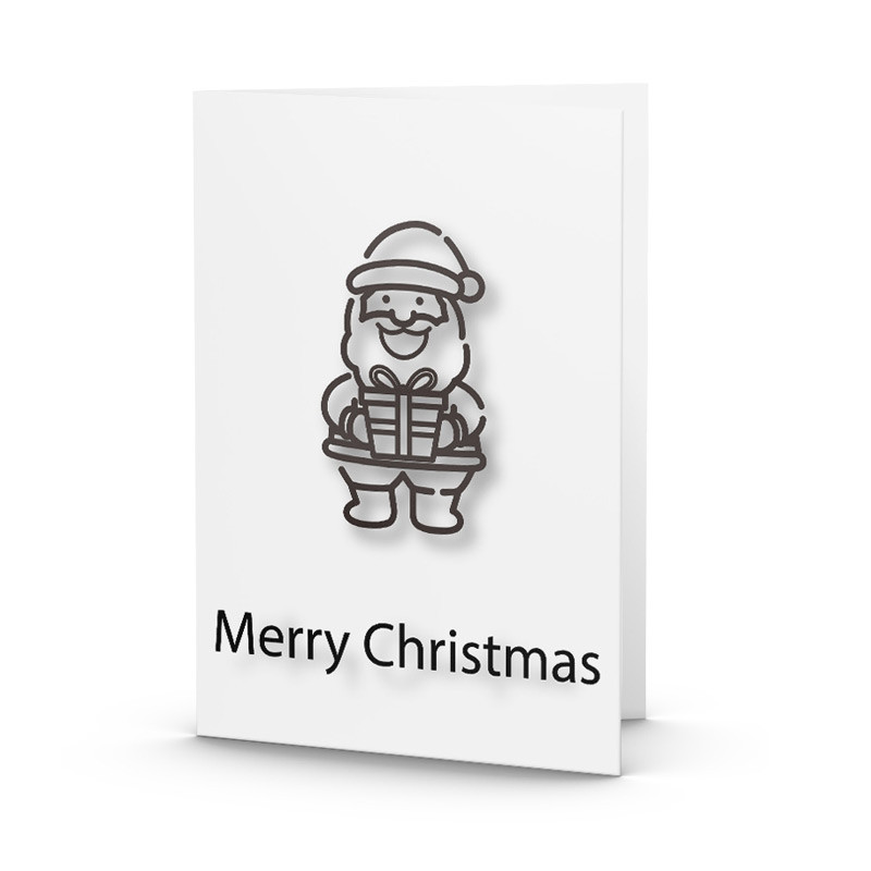 Weihnachtsmann Geschenk Weihnachtskarte