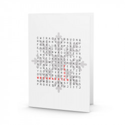 Crossword Weihnachtskarte