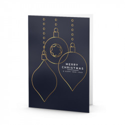 Christmas Art Deco B Weihnachtskarte