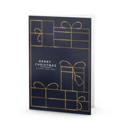 Christmas Art Deco C Weihnachtskarte