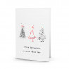Christmas Tree Allee Weihnachtskarte