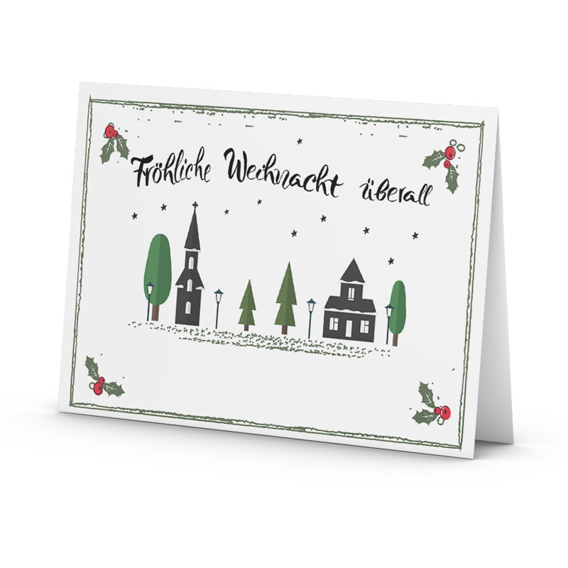 Dorfhäuser Weihnachtskarte