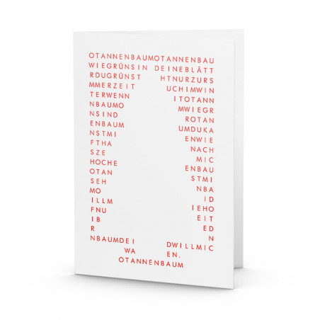 Oh Tannenbaum Weihnachtskarte