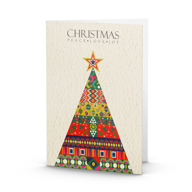 Colorful Cards A Weihnachtskarte