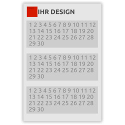 3-Monats-Kalender