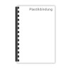 6mm (ca. 25 Blatt) Plastikbindung