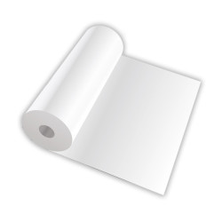 Schwarze oder weiße PVC-Klebefolie (Meterware)