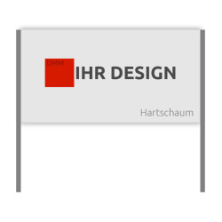 DIN A2 Schilder Hartschaum